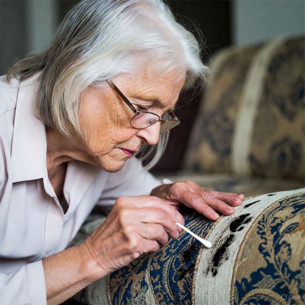 Как понять и справиться с чернильными пятнами на диване без риска обивки