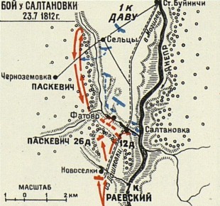 Андрей Марочко: #Дата. 23 июля 1812 года — бой под Салтановкой Отечественной войны