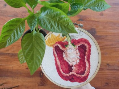 Искусство вышивки: ботанические ящики, которые завораживают