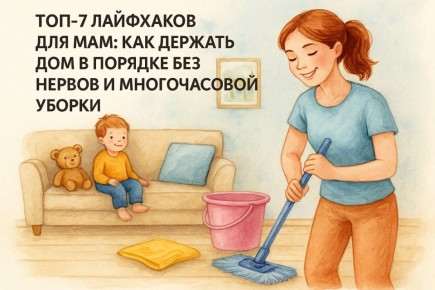 7 простых лайфхаков для мам: порядок в доме без лишних усилий