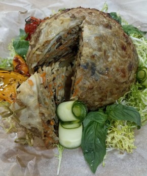 Откройте для себя изысканное постное блюдо: капуста с начинкой из риса и грибов