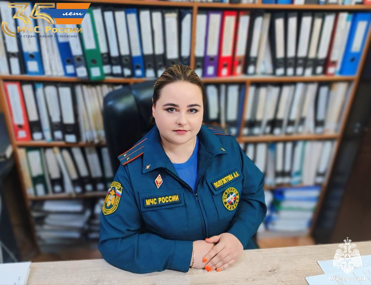 #ЛицаМЧС. Полуэктова Анастасия, лейтенант внутренней службы, работает дознавателем отдела надзорной деятельности и профилактической работы Починковского, Монастырщинского и Хиславичского районов чуть меньше года