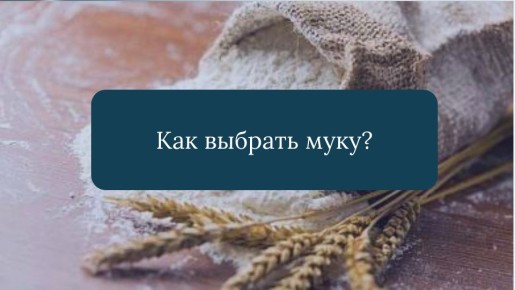 Выбор качественной муки: на что обратить внимание?