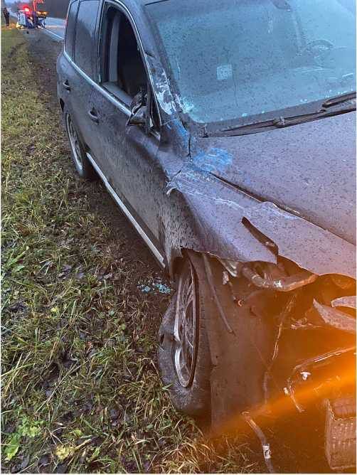 ДТП произошло 08.11.2025 около 06 часов 40 минут на 1033км + 550м федеральной автодороги Р-132 « Золотое кольцо Ярославль - Кострома - Иваново - Владимир - Гусь-Хрустальный - Рязань - Михайлов - Тула - Калуга - Вязьма - Ржев...