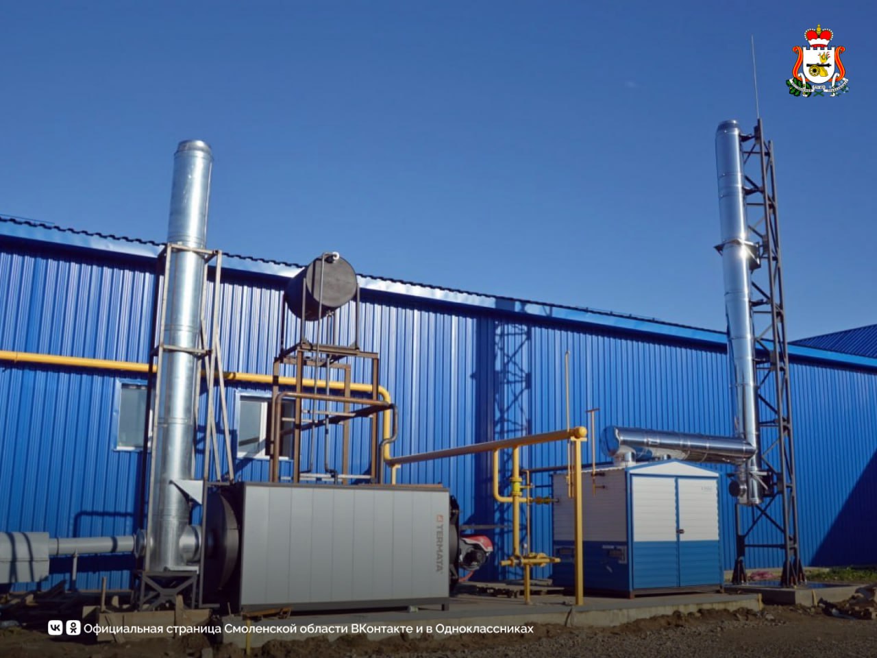 Новый льнозавод в Починковском округе подключен к газоснабжению Новый льнозавод в Починковском округе подключен к газоснабжению