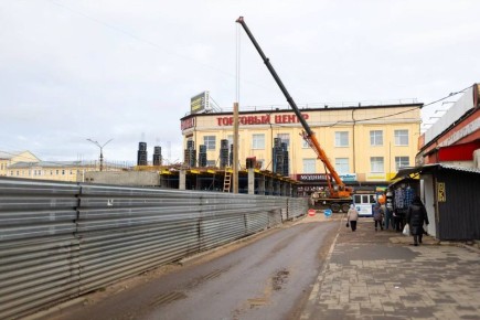 Заднепровский рынок превращают в современное, комфортное торговое пространство