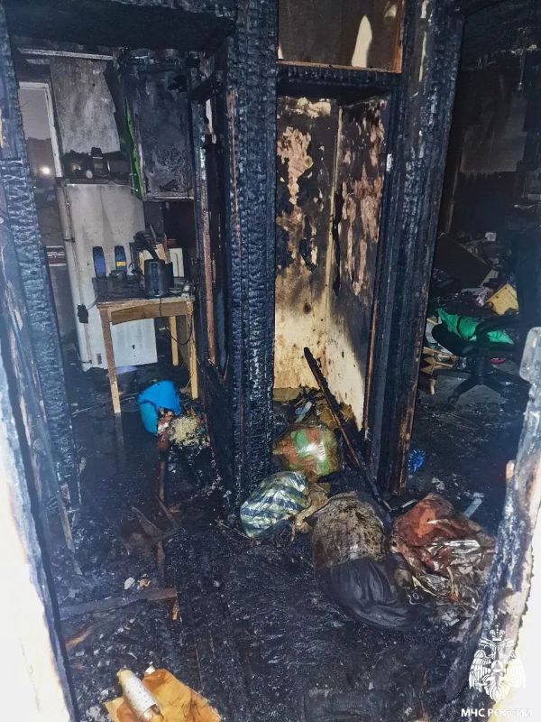 Стали известны подробности ночного пожара на улице Шевченко