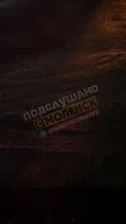 Смоляне сообщают о крупном пожаре