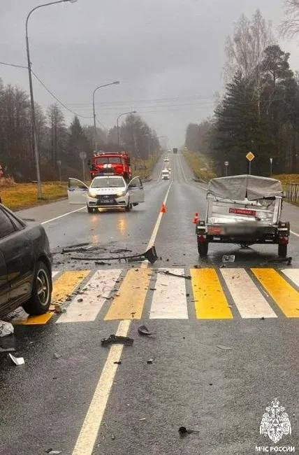 В Смоленской области В ДТП на трассе А-130 пострадали два человека В Смоленской области В ДТП на трассе А-130 пострадали два человека