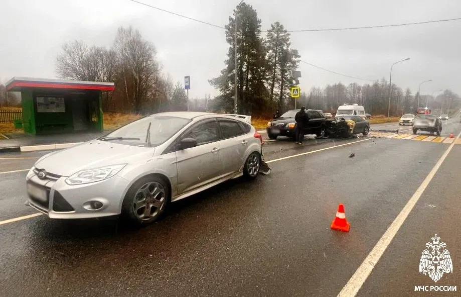 В Смоленской области В ДТП на трассе А-130 пострадали два человека