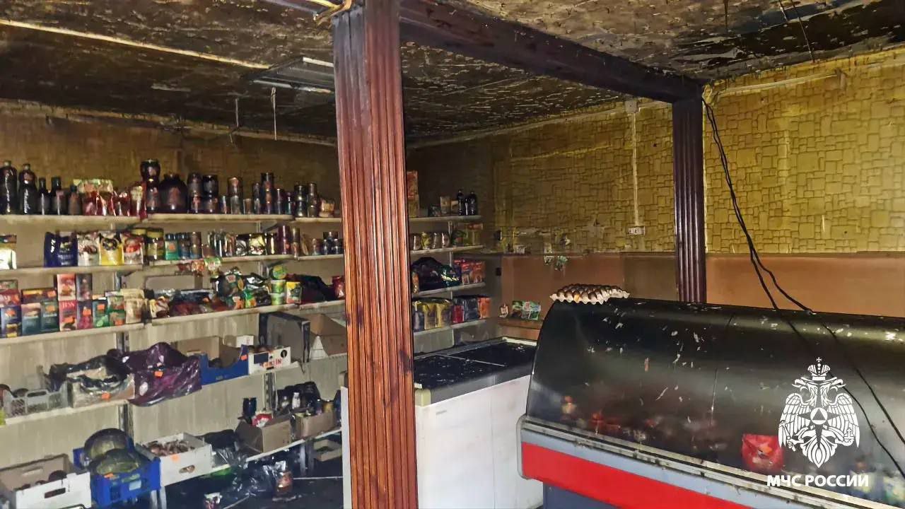 В Смоленской области сгорела торговая точка