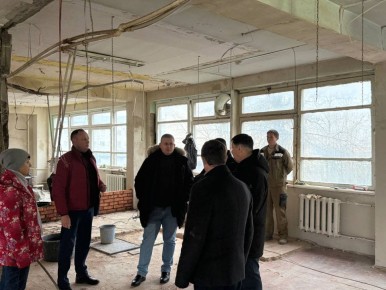 Александр Новиков: Посетил МУТТП города, где сейчас идёт капитальный ремонт производственных и административных помещений