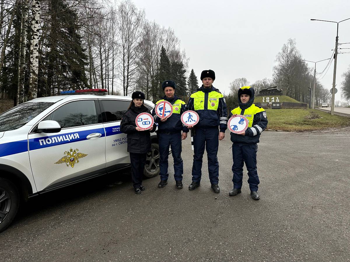 Сотрудники Госавтоинспекции провели акцию «Соблюдайте ПДД – исключайте ДТП»