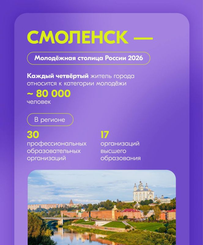 Внимание, вопрос: что вы знаете о Молодёжной столице — 2026?