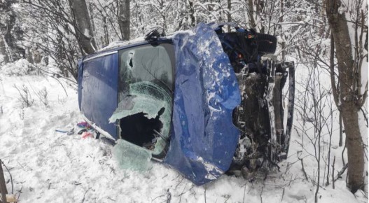 В Смоленской области ребёнок пострадал в ДТП с перевёртышем