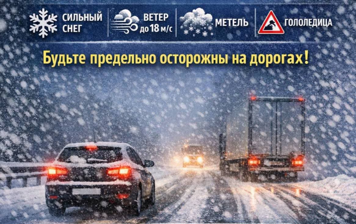 Госавтоинспекция предупреждает смолян об осторожности во время непогоды