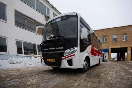 Новые автобусы ПАЗ вышли на маршруты Смоленска