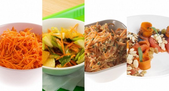 Салаты с морковью