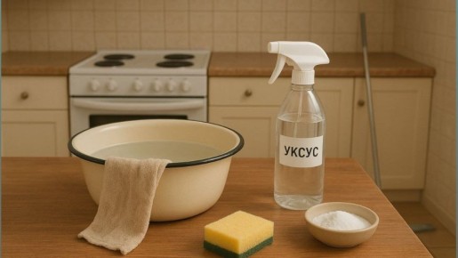 Как очистить стекло духовки за 10 минут с содой и уксусом