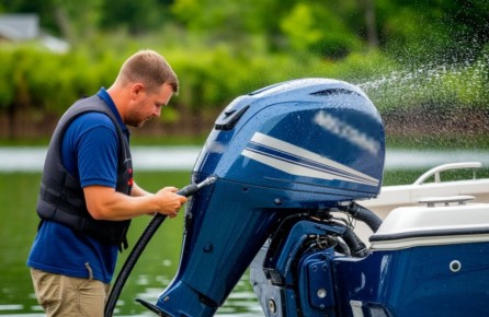 Как сохранить лодочный мотор в солёной воде: простые идеи для работы и ухода