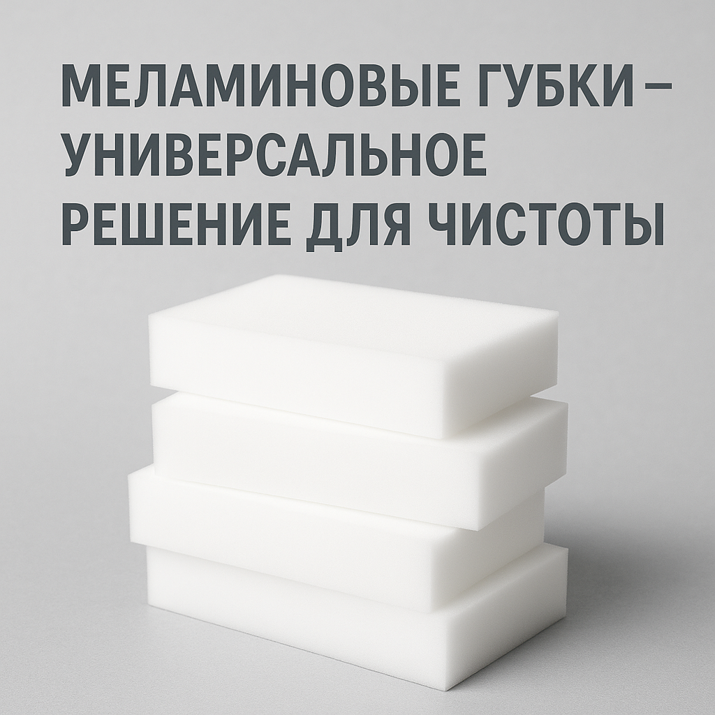 Почему меламиновые губки стали хитромудрым решением для идеальной чистоты