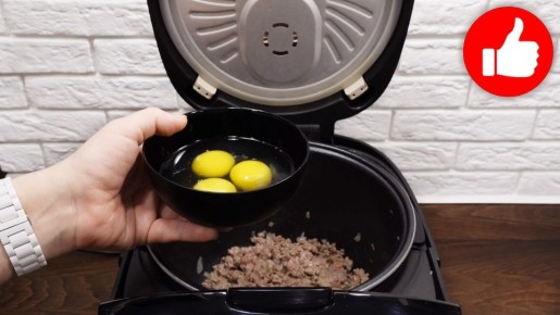 Начните утро с удивительного омлета с фаршем в мультиварке