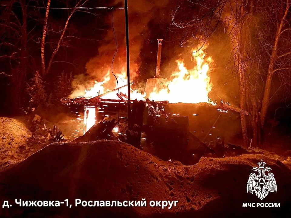 В Смоленской области дважды тушили пожары из-за неисправности печей