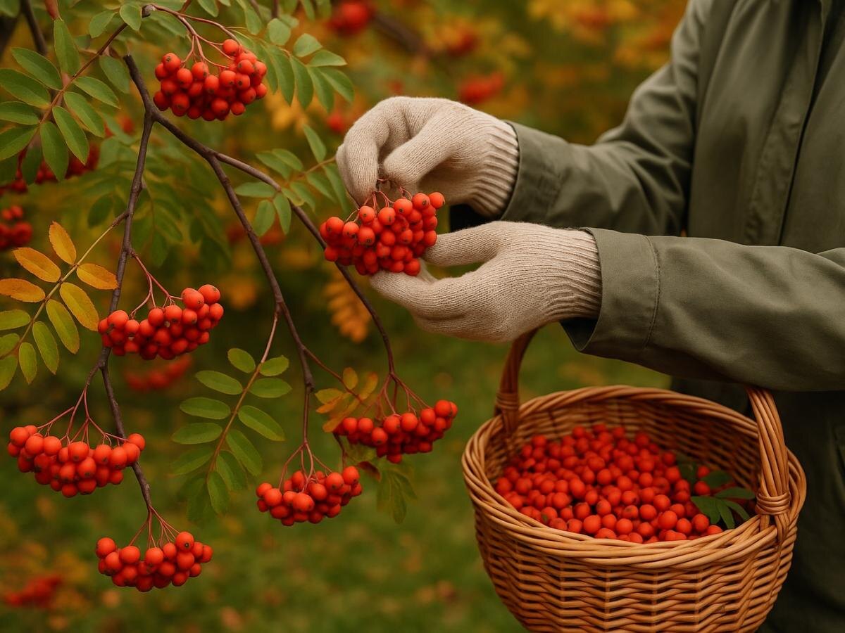Как правильно собирать рябину: секреты сладкого и горького вкуса