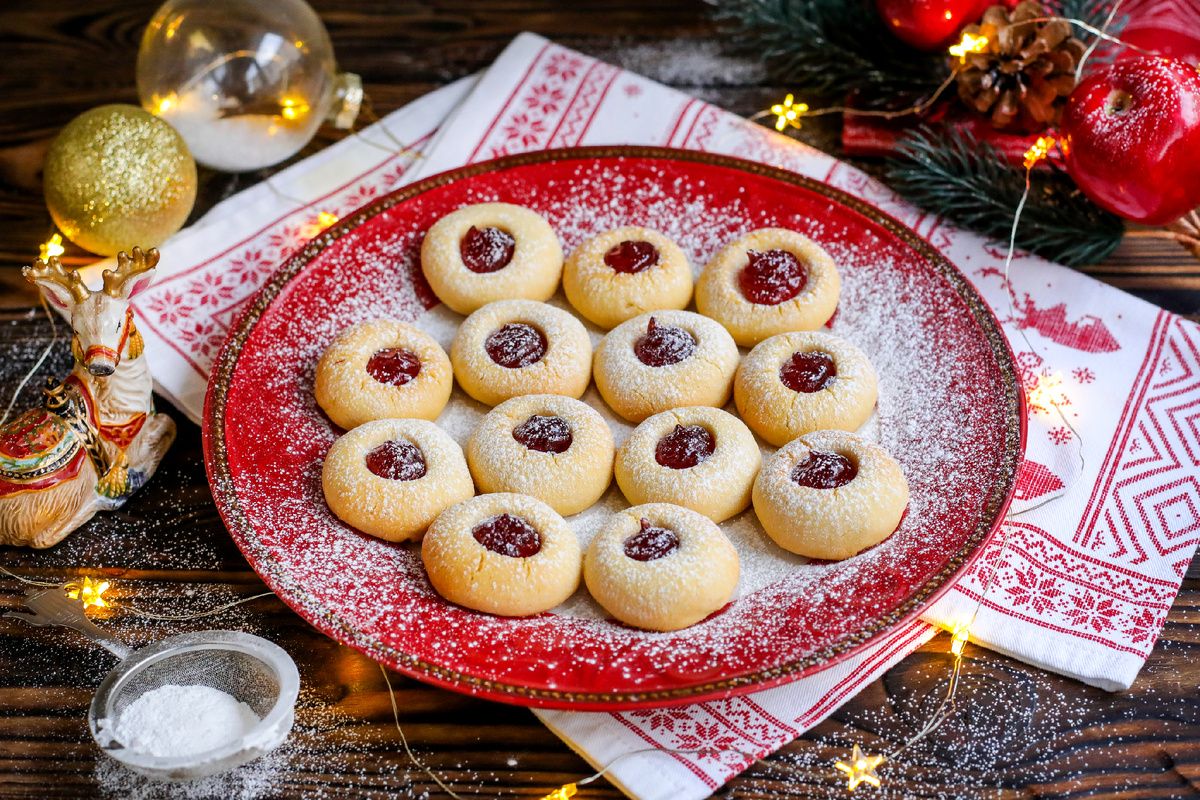 Волшебство рождественского печенья «Глазки ангела»