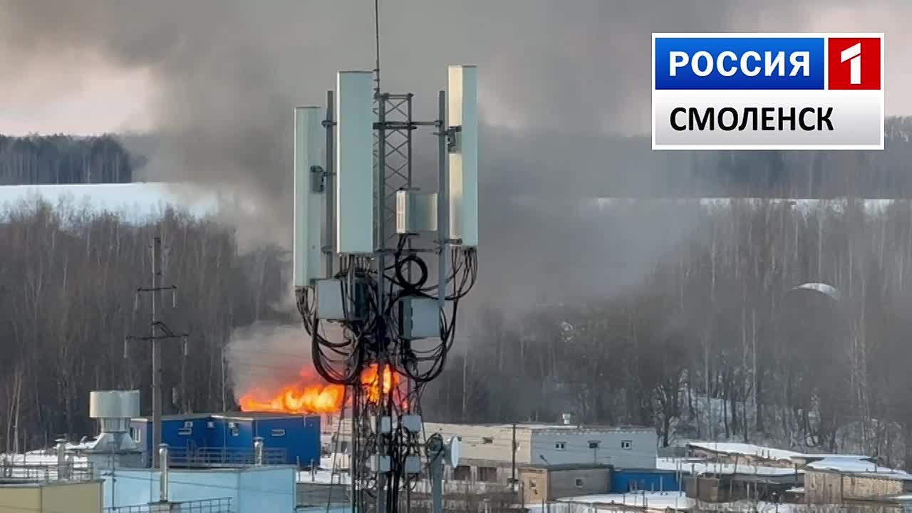 В Смоленске произошёл крупный пожар