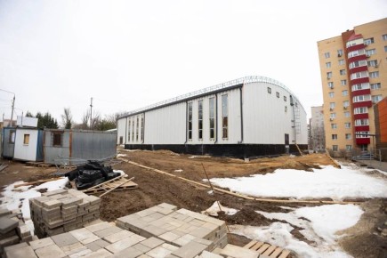 Александр Новиков: Продолжаем следить за строительством центра настольного тенниса на проспекте Гагарина
