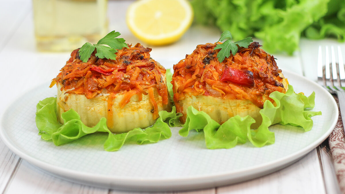 Сочные фаршированные кабачки: простой и вкусный рецепт