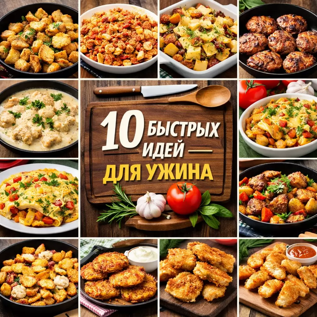 10 быстрых и простых рецептов ужина, которые порадуют всю семью