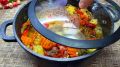Простой и быстрый способ приготовления мясо с овощами в одном казане