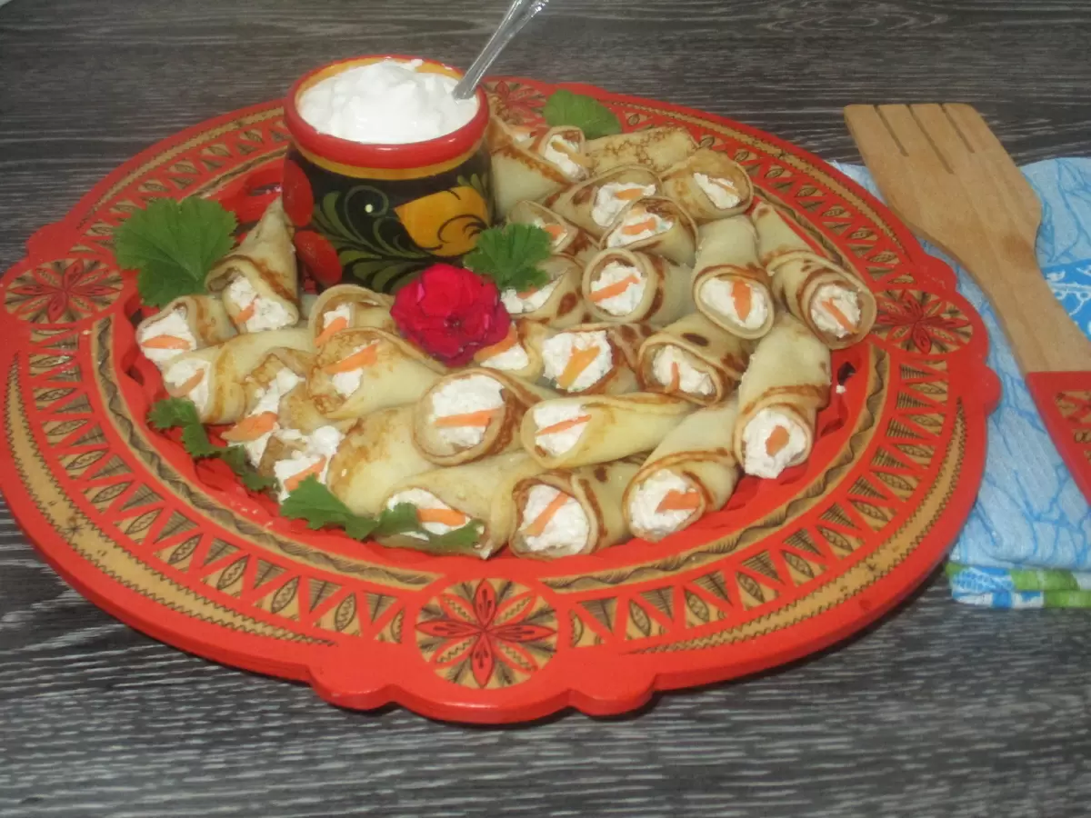 Необыкновенные мини-блинчики с кальмарами: идеальный рецепт для всей семьи