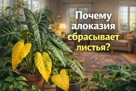 Когда алоказия сбрасывает листья: причины и решения
