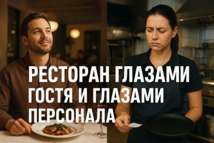 Две стороны ресторанного мира: взгляд гостя и персонала