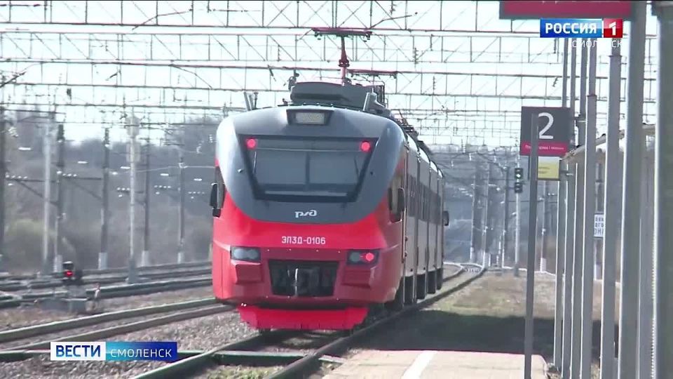 Между Смоленском и белорусскими городами Орша и Витебск на летний период запустили дополнительные пригородные поезда