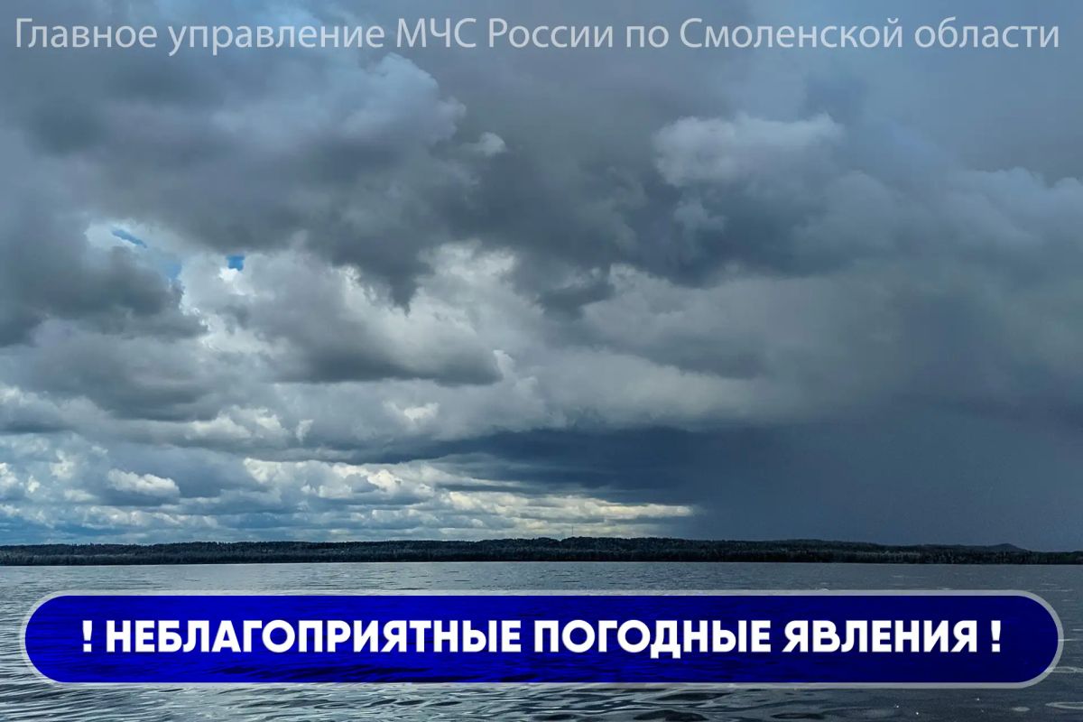 По информации Смоленского ЦГМС, в течение предстоящего дня местами по Смоленской области сохранится вероятность гроз, при которых возможно усиление ветра до 12–15 м/с