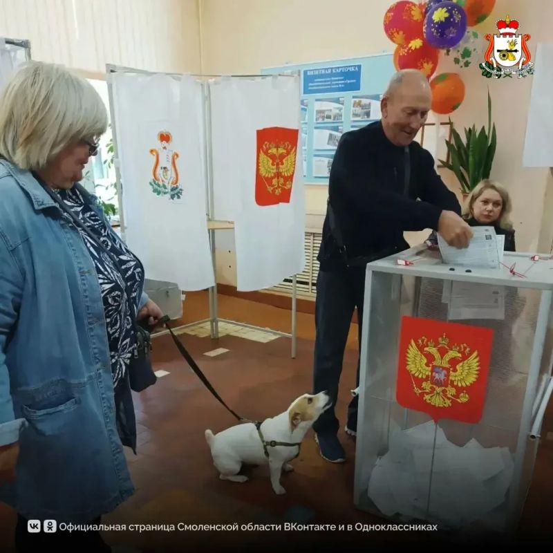 Делимся кадрами с избирательных участков Смоленской области Делимся кадрами с избирательных участков Смоленской области
