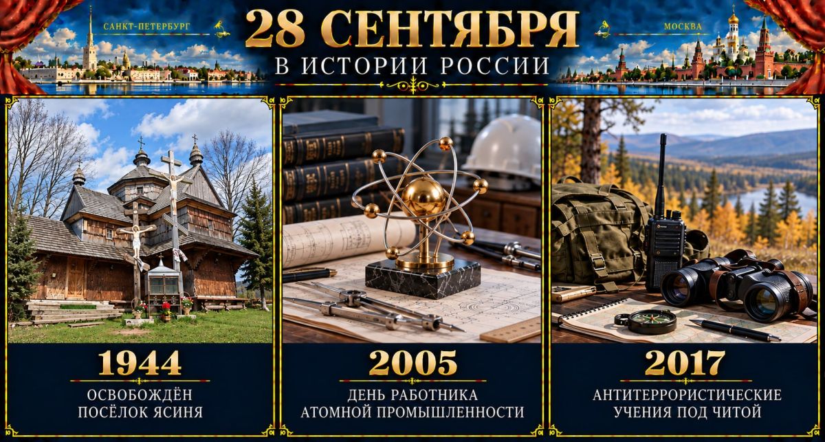 28 сентября в истории России 28 сентября в истории России
