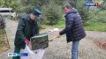 Смоленские таможенники провели субботник у братской могилы в посёлке Анастасино