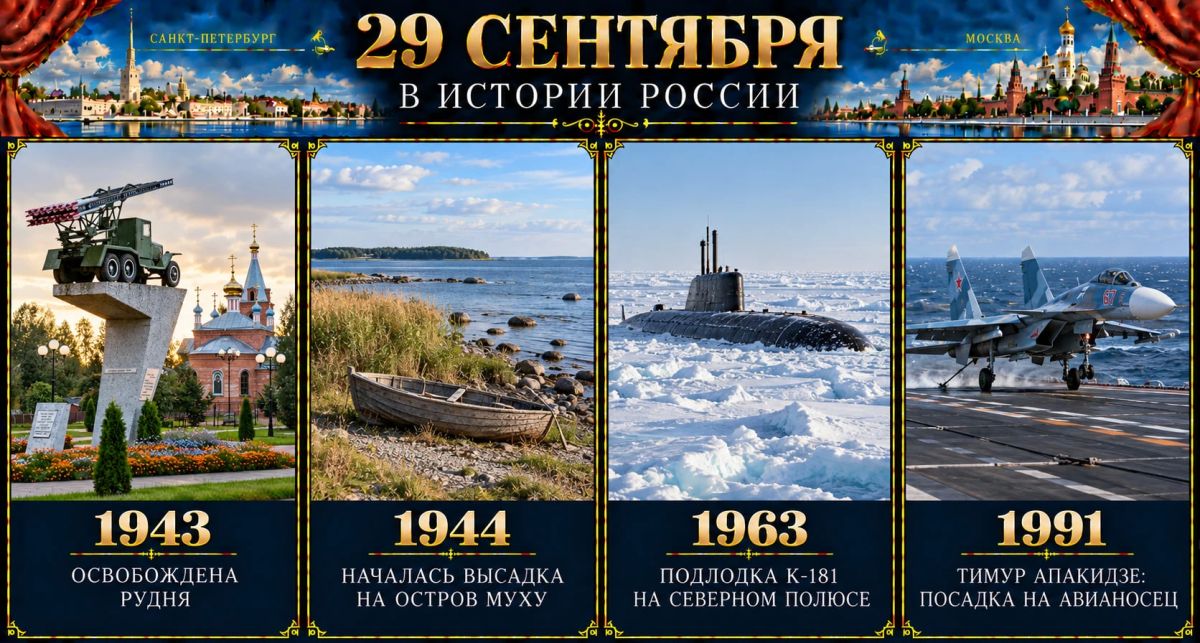29 сентября в истории России 29 сентября в истории России