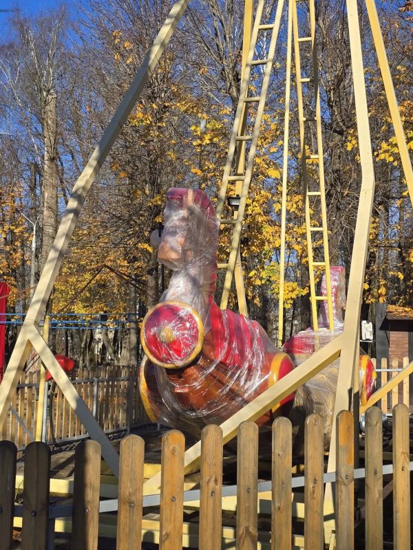 В смоленском центральном парке началась консервация аттракционов