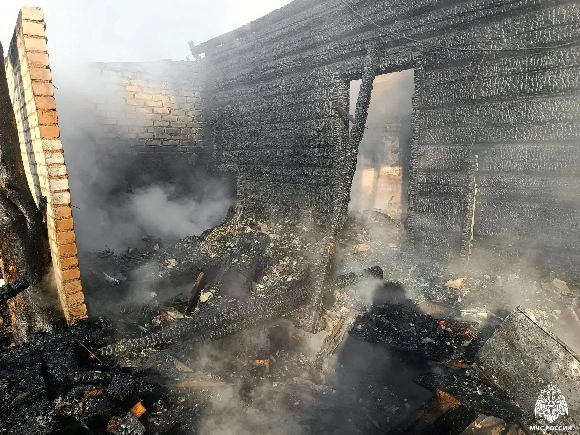 Утро в деревне Ситьково началось с пожара