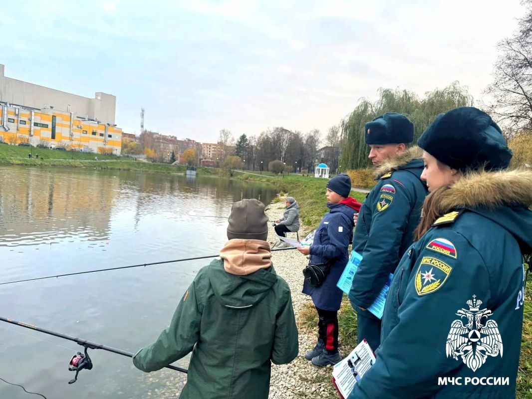 Патрулирование пруда парка "им Патрулирование пруда парка "им