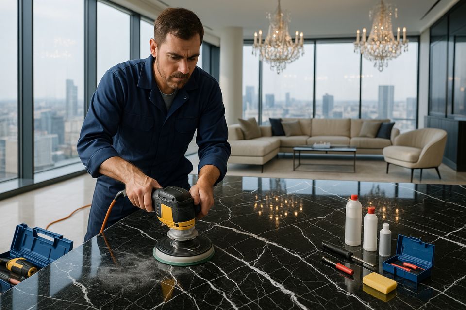 Как вернуть блеск черному мрамору: простые шаги для идеального ухода