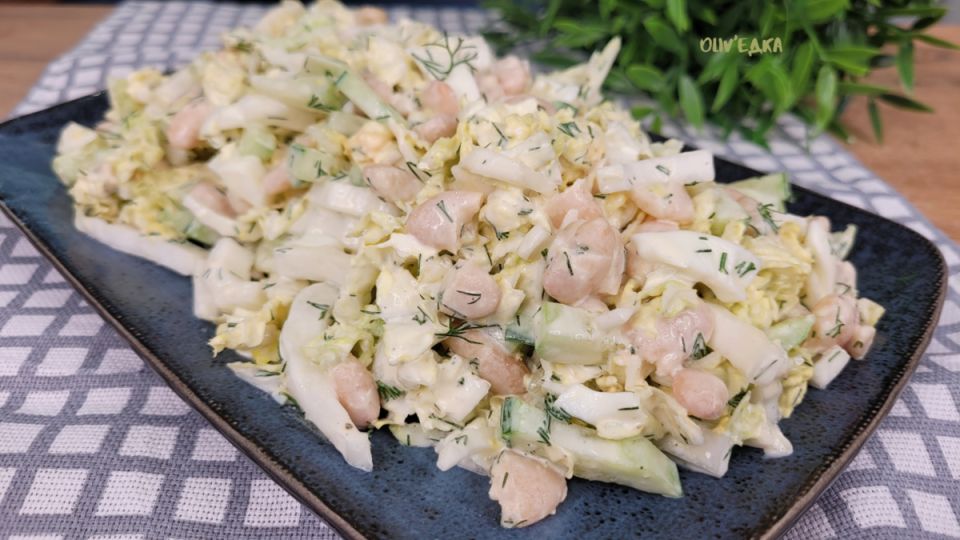 Необычный салат с пекинской капустой: свежесть и сытность в каждой порции