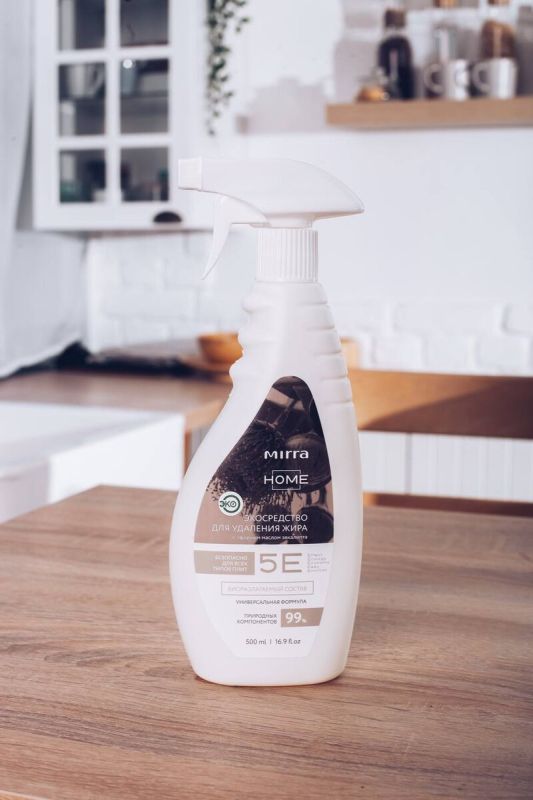 Экологичный подход к чистоте: средство для удаления жира от MIRRA