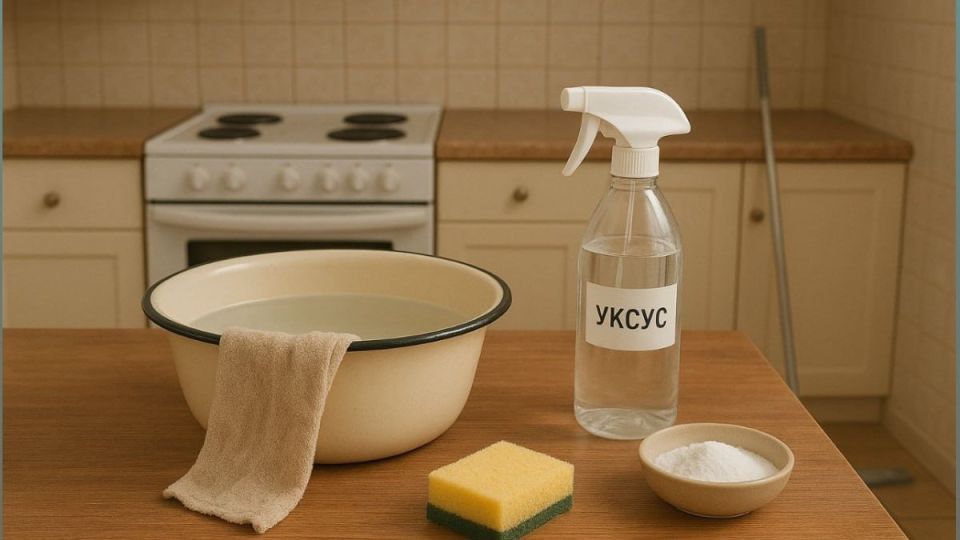 Как очистить стекло духовки за 10 минут с содой и уксусом